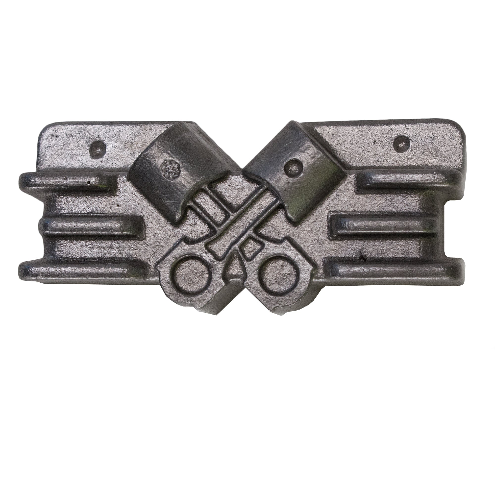 Aluminum fuel distribution block with 3/8 NPT inlet for carburetor fuel routing