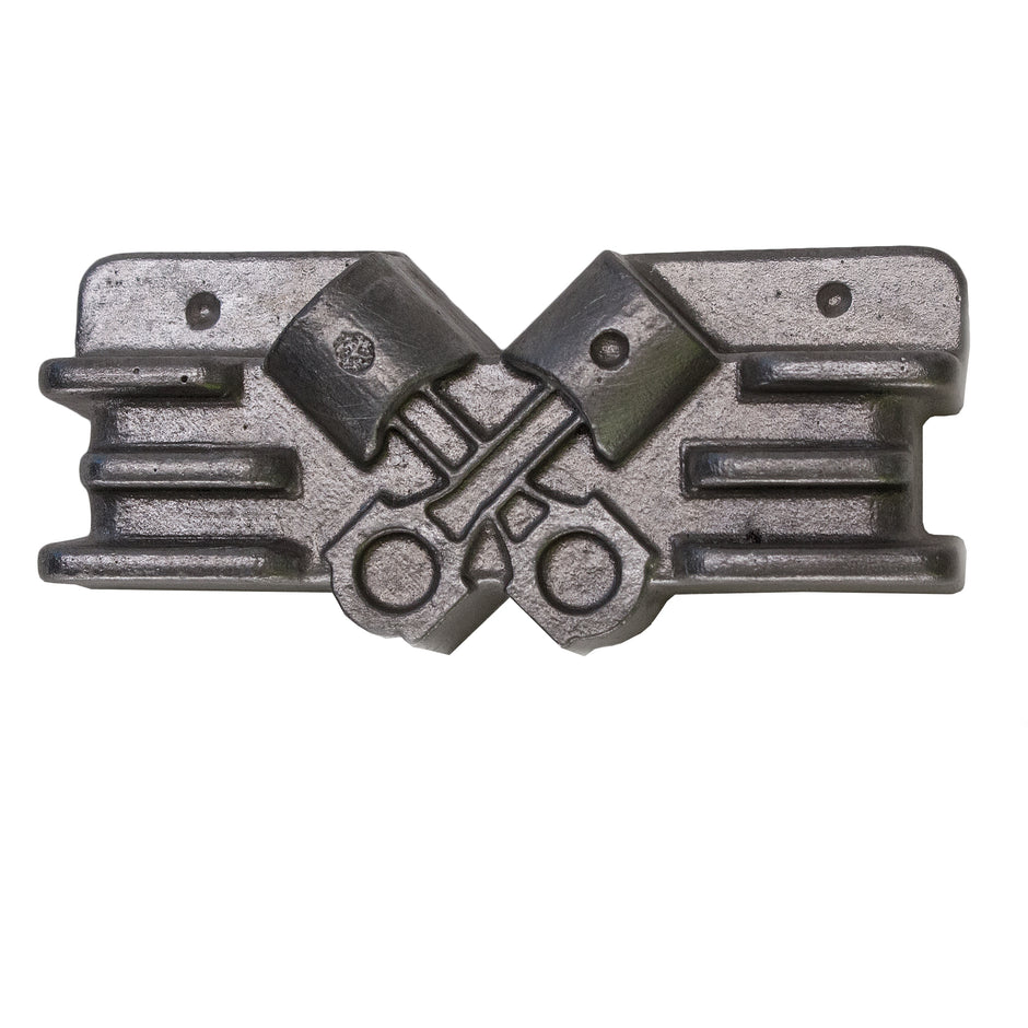 Aluminum fuel distribution block with 3/8 NPT inlet for carburetor fuel routing