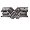 Aluminum fuel distribution block with 3/8 NPT inlet for carburetor fuel routing