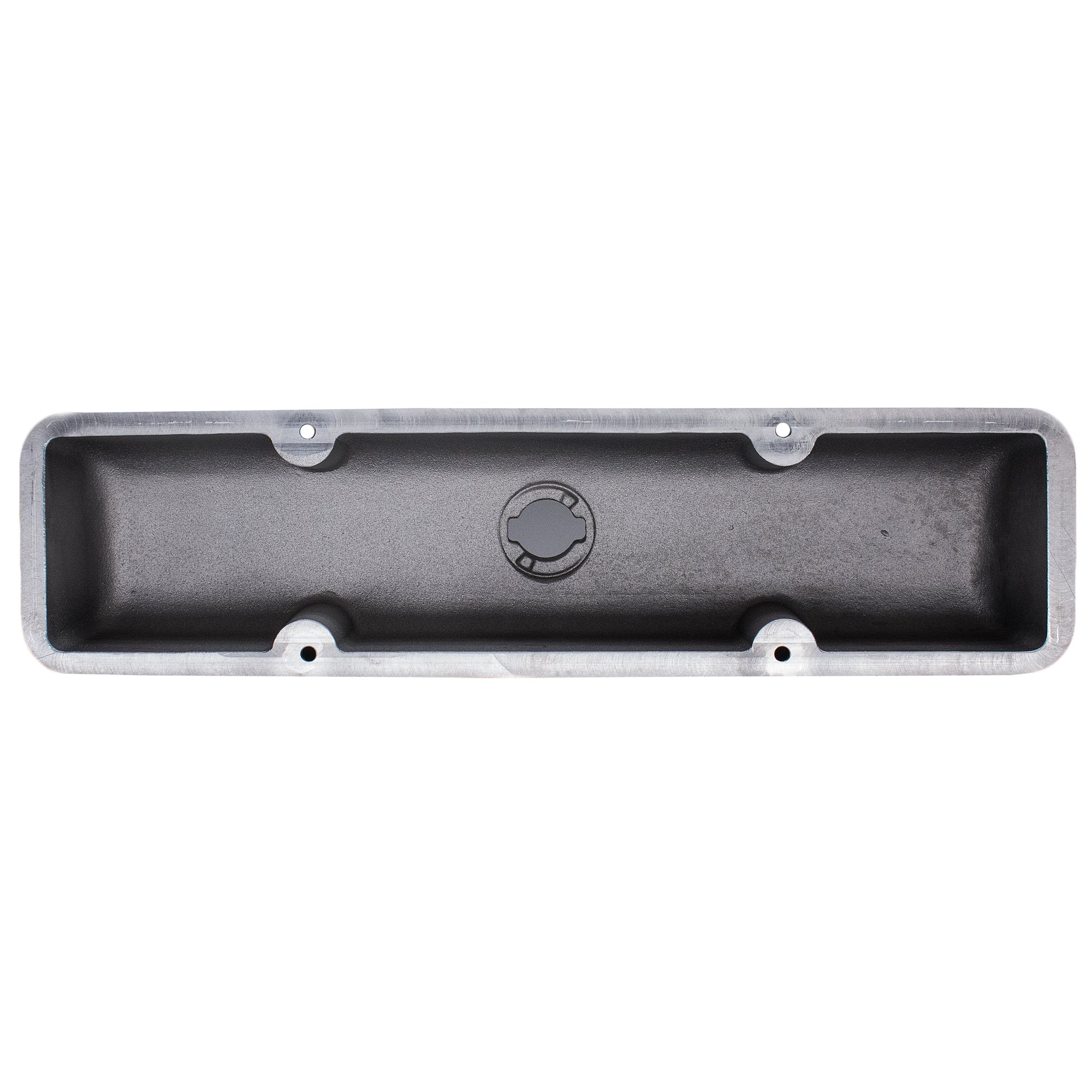 Small Block Chevy Valve Covers – Angled Fin Cast Aluminum (1960–1986 SBC)