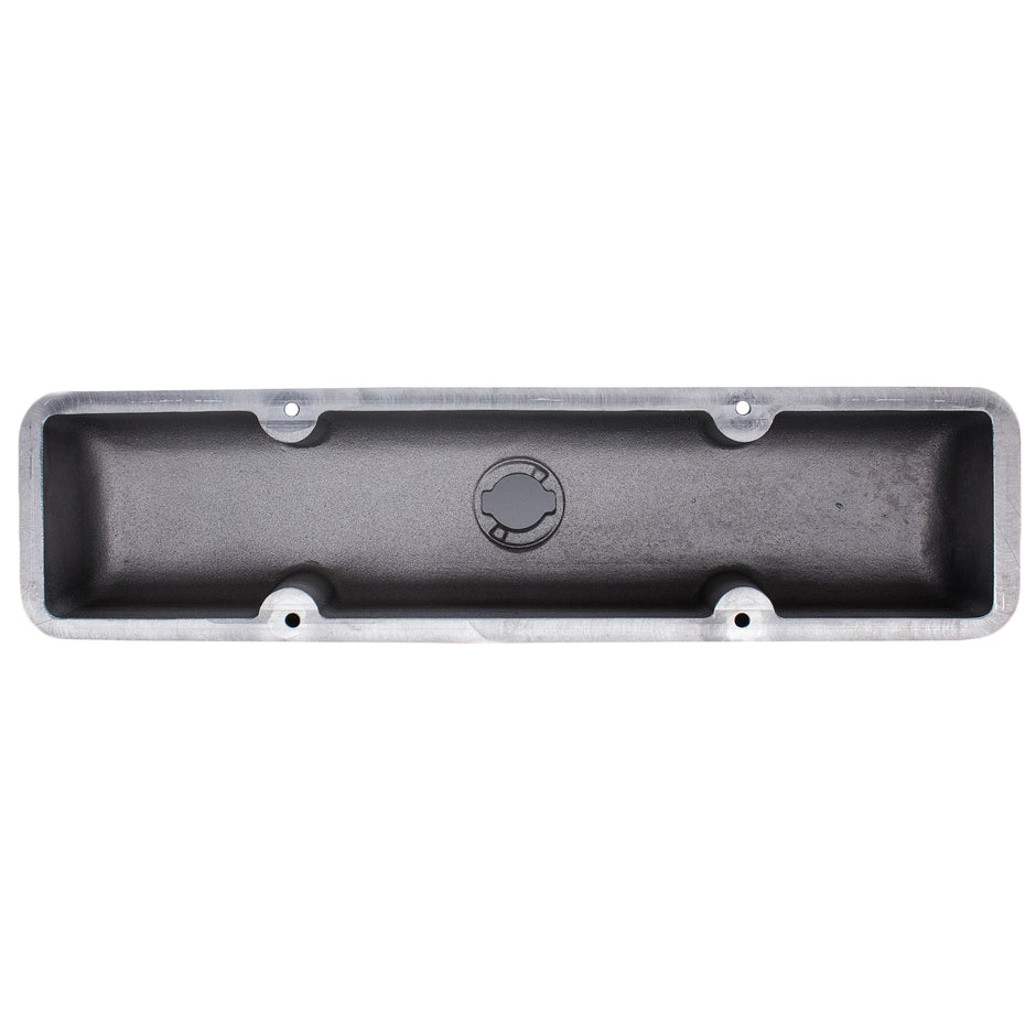 Small Block Chevy Valve Covers – Angled Fin Cast Aluminum (1960–1986 SBC)