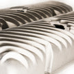 Small Block Chevy Valve Covers – Angled Fin Cast Aluminum (1960–1986 SBC)