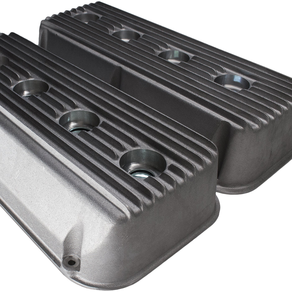 Chrysler Early Hemi Valve Covers – 331, 354, 392 (10-Fin Cast Aluminum)