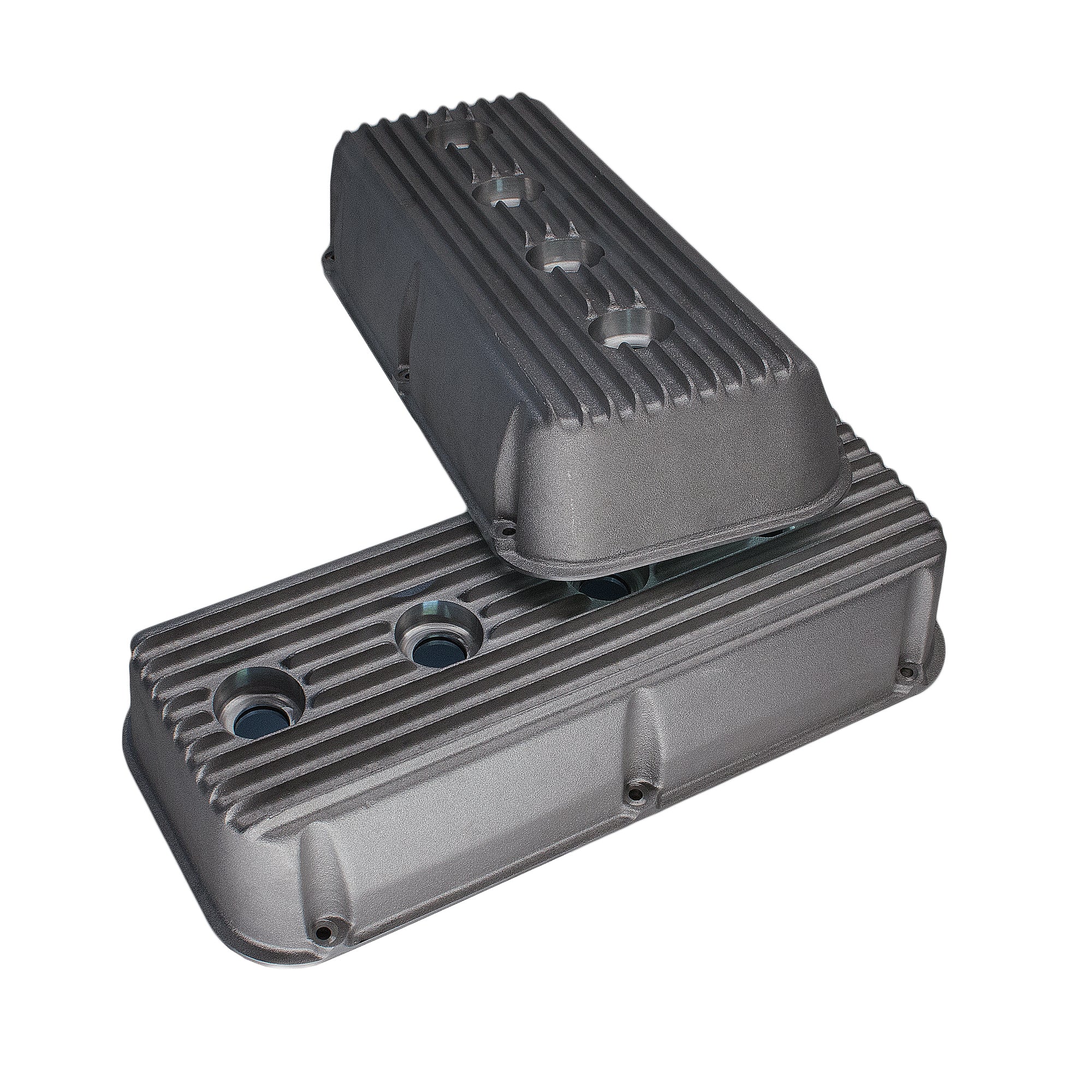 Chrysler Early Hemi Valve Covers – 331, 354, 392 (10-Fin Cast Aluminum)