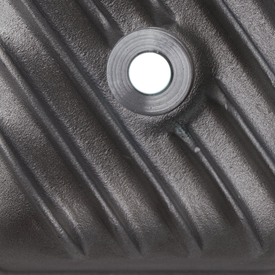 Ford Y-Block Finned Aluminum Valve Cover Set | 272 292 312 (Diagonal Fin Design)