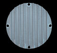 Blank finned cam cover plate 