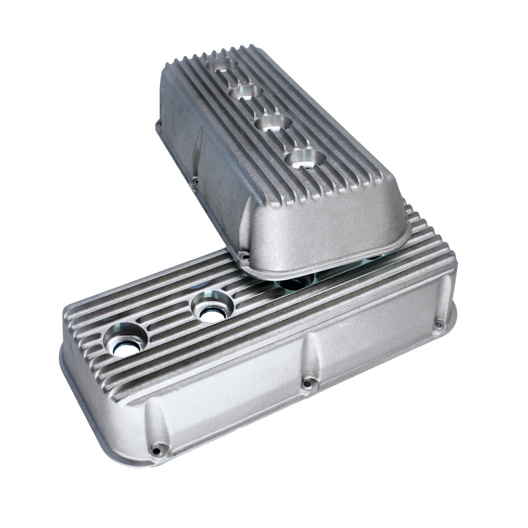 Chrysler Early Hemi Valve Covers – 331, 354, 392 (10-Fin Cast Aluminum)
