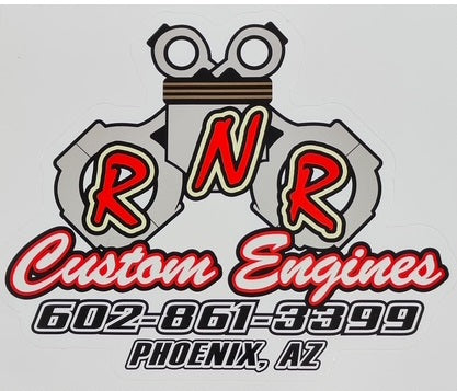 RNR Custom Engines Sticker