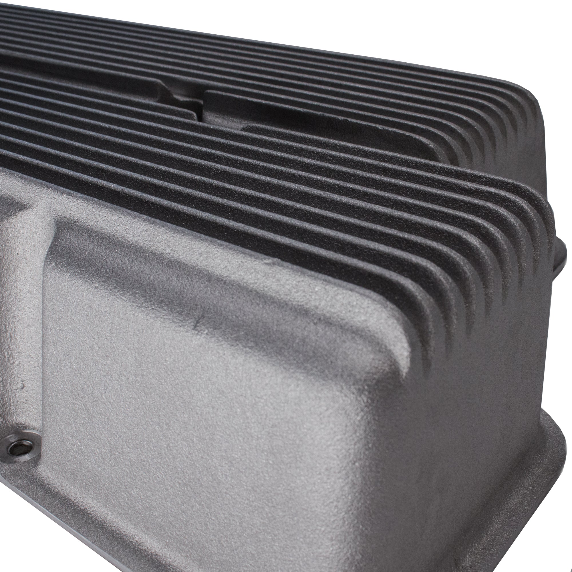 Small Block Chevy 350 finned aluminum perimeter bolt valve covers