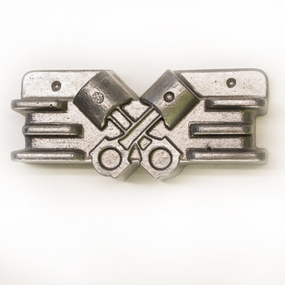 Aluminum fuel distribution block with 3/8 NPT inlet for carburetor fuel routing