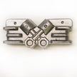 Aluminum fuel distribution block with 3/8 NPT inlet for carburetor fuel routing