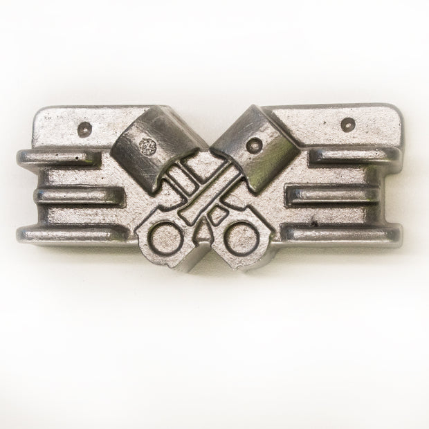 Aluminum fuel distribution block with 3/8 NPT inlet for carburetor fuel routing