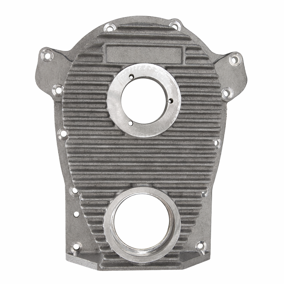 Buick 401 Nailhead finned aluminum timing cover Weiand style