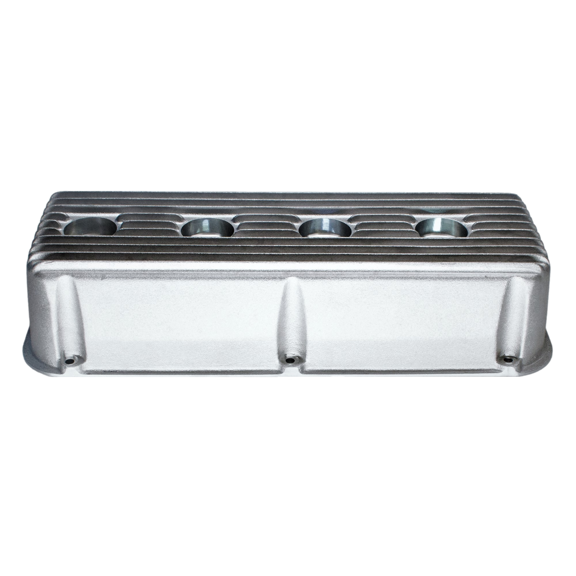 Chrysler Early Hemi 392 finned cast aluminum valve covers 10-fin design