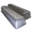 Ford 292 Y-Block finned aluminum valve covers with diagonal fins