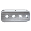 Chrysler Early Hemi 392 finned cast aluminum valve covers 10-fin design
