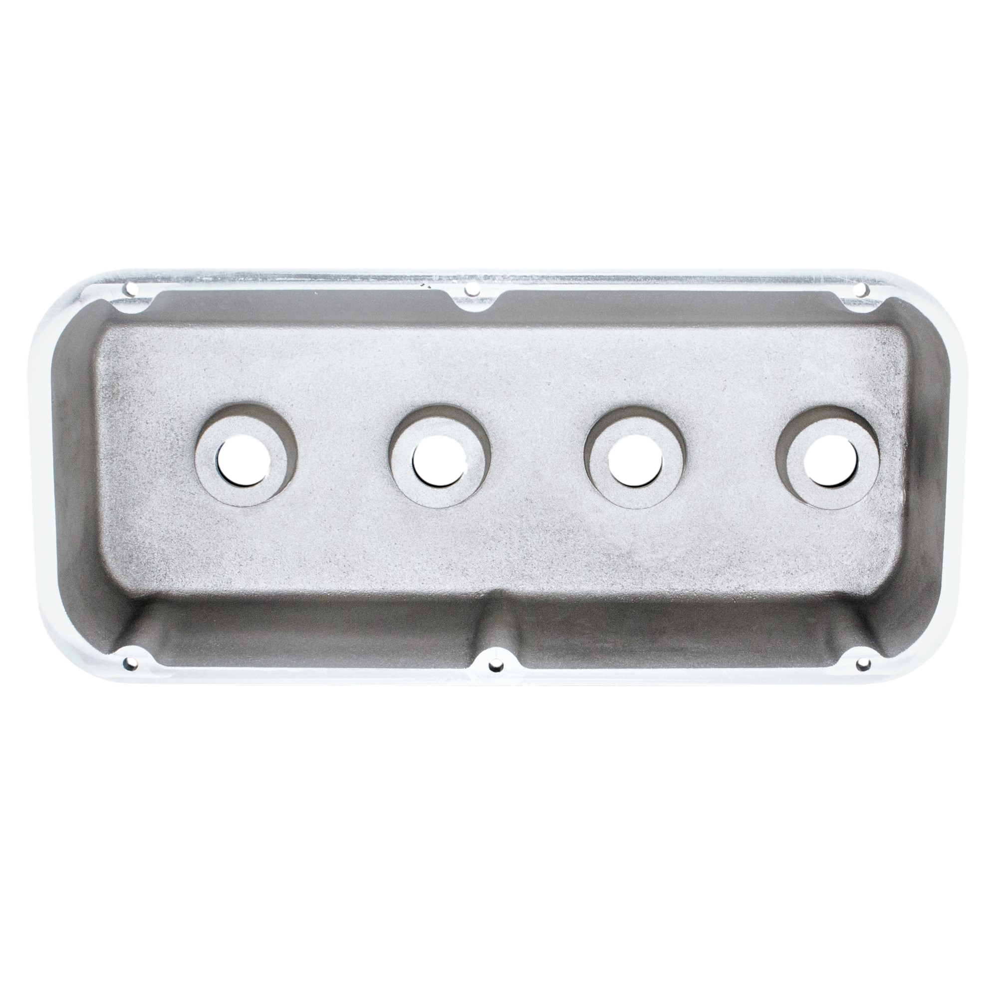 Chrysler Early Hemi 392 finned cast aluminum valve covers 10-fin design