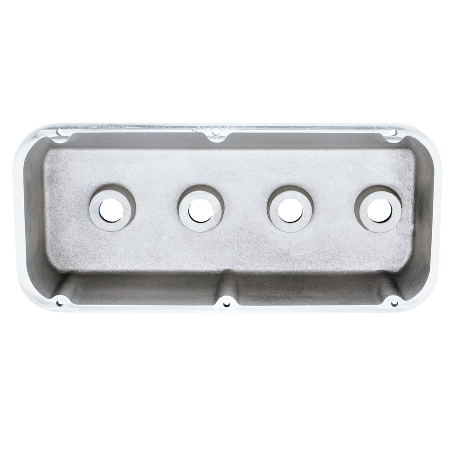 Chrysler Early Hemi 392 finned cast aluminum valve covers 10-fin design