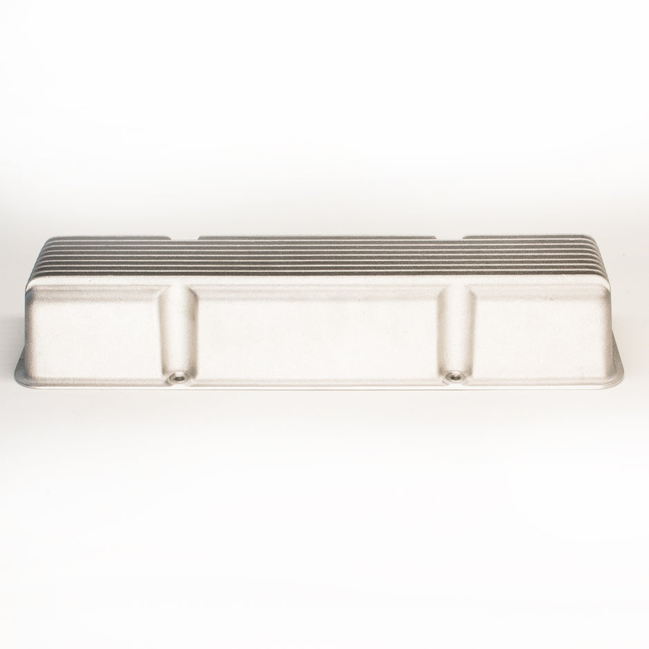 Small Block Chevy 350 finned aluminum perimeter bolt valve covers