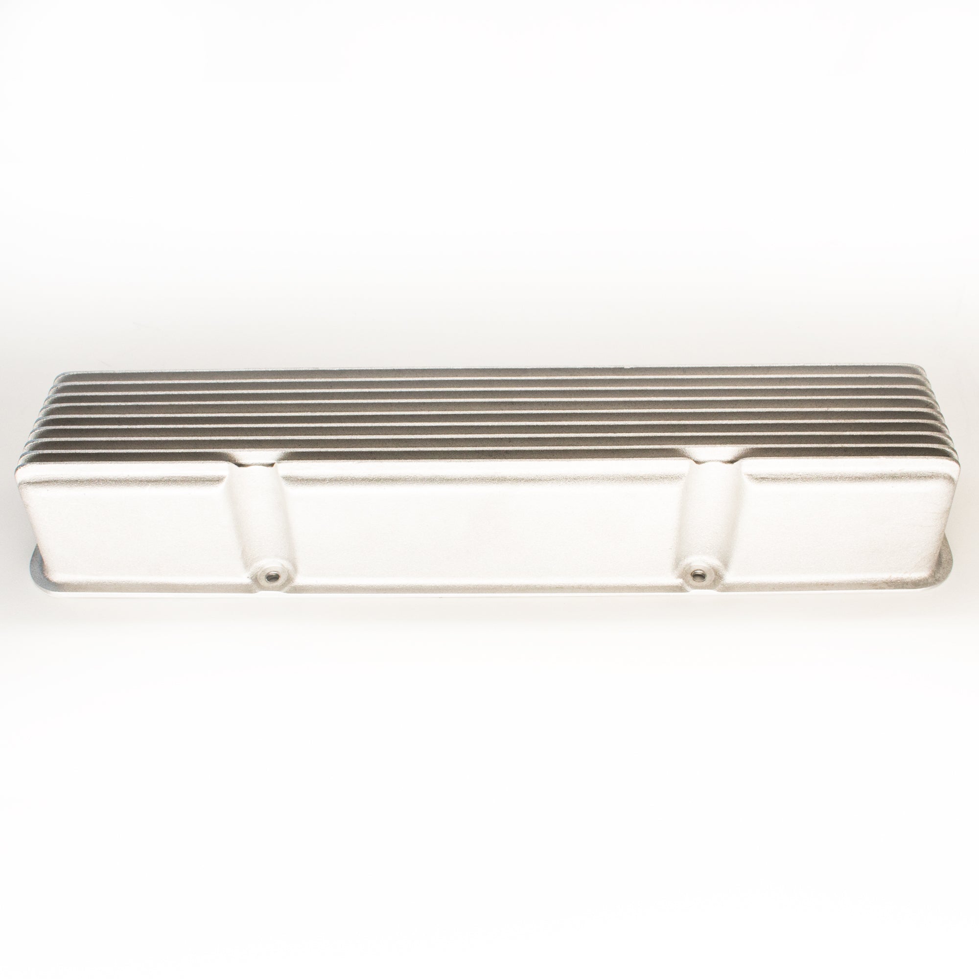 Small Block Chevy 350 finned aluminum perimeter bolt valve covers
