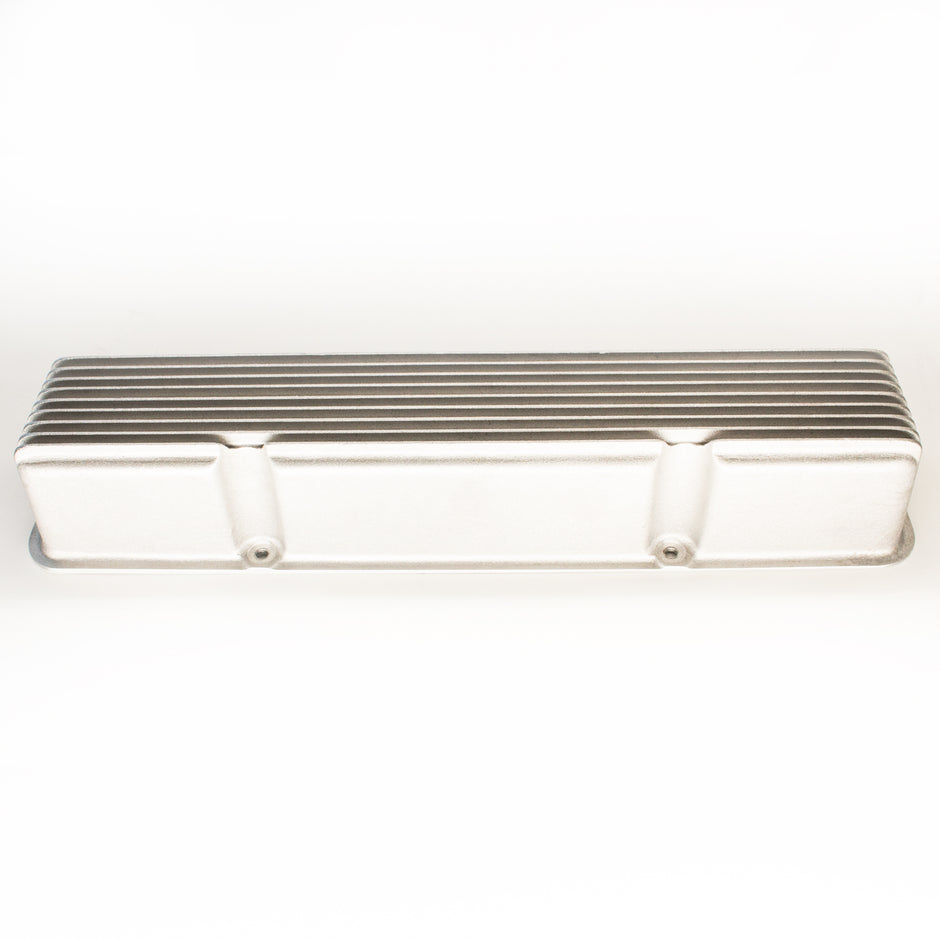 Small Block Chevy 350 finned aluminum perimeter bolt valve covers