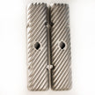 Small Block Chevy angled fin cast aluminum valve covers for 1960–1986 perimeter bolt heads